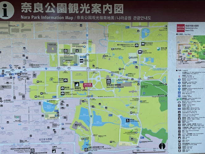 奈良公園マップ