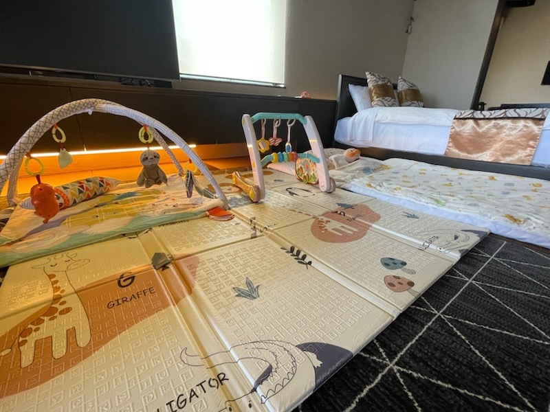 【ファミリープラン】1歳までの赤ちゃん限定！遊べるマットやお布団付の畳敷き客室で安心ステイ