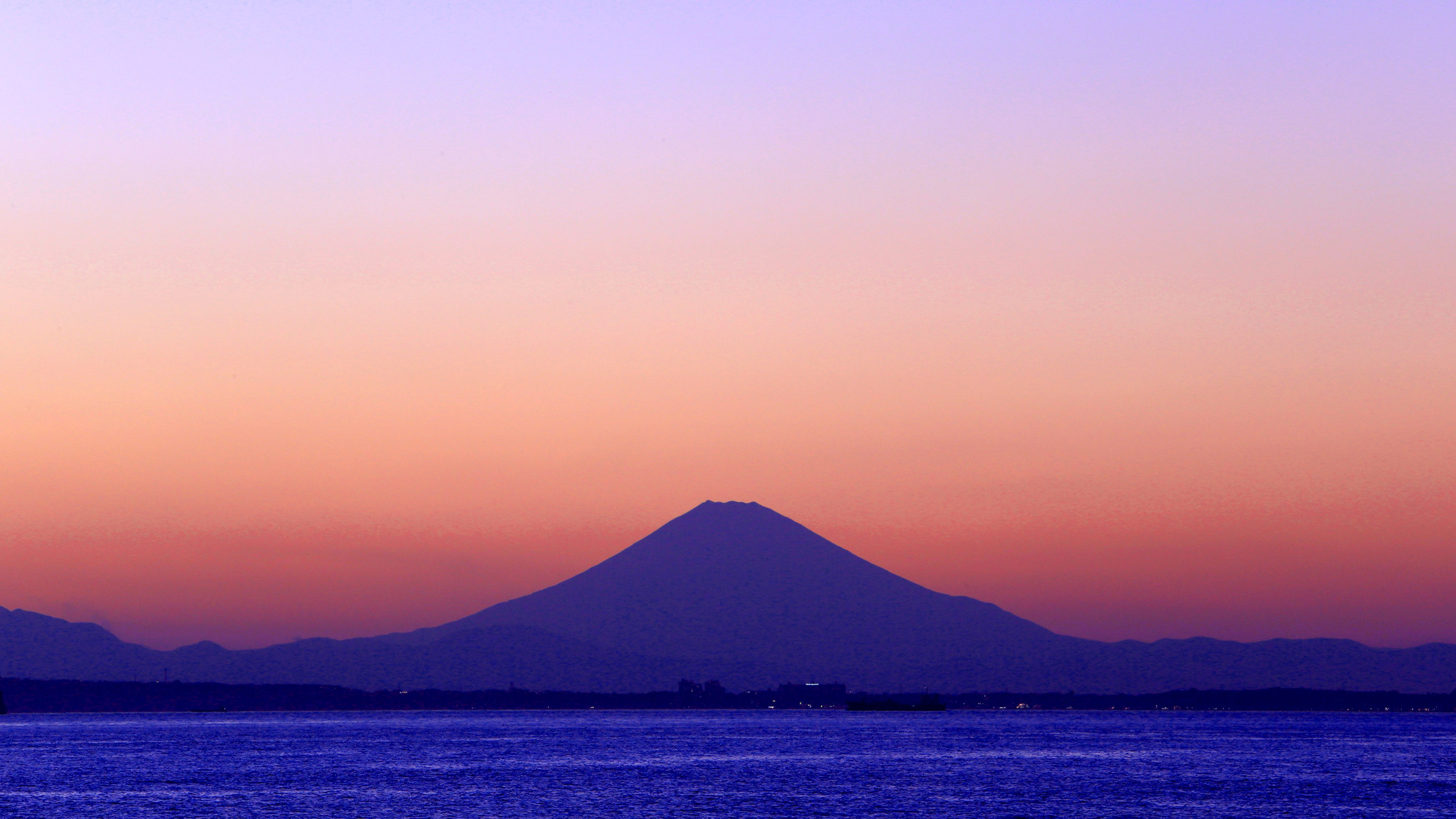 【夕景】ゆうみからの美しい風景