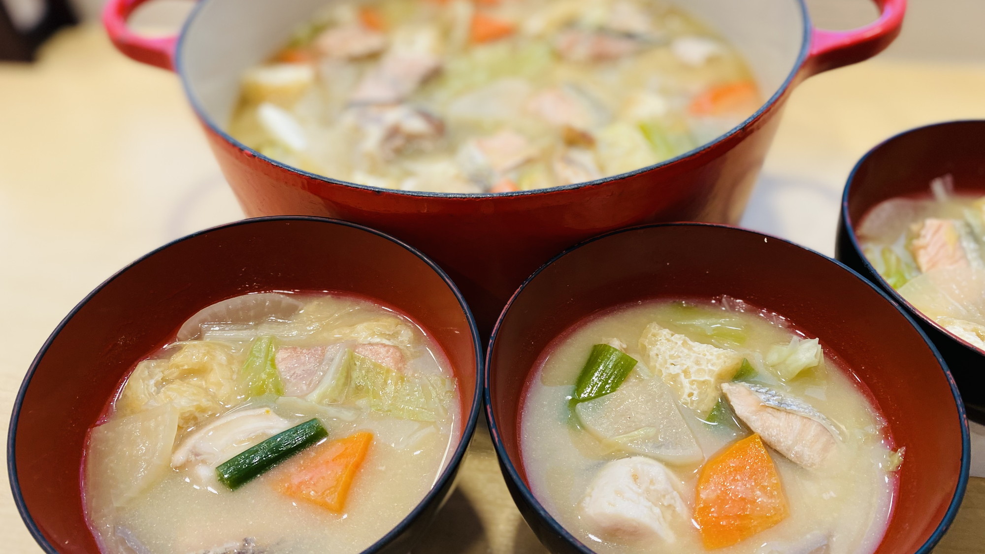 朝食イメージ（石狩汁）