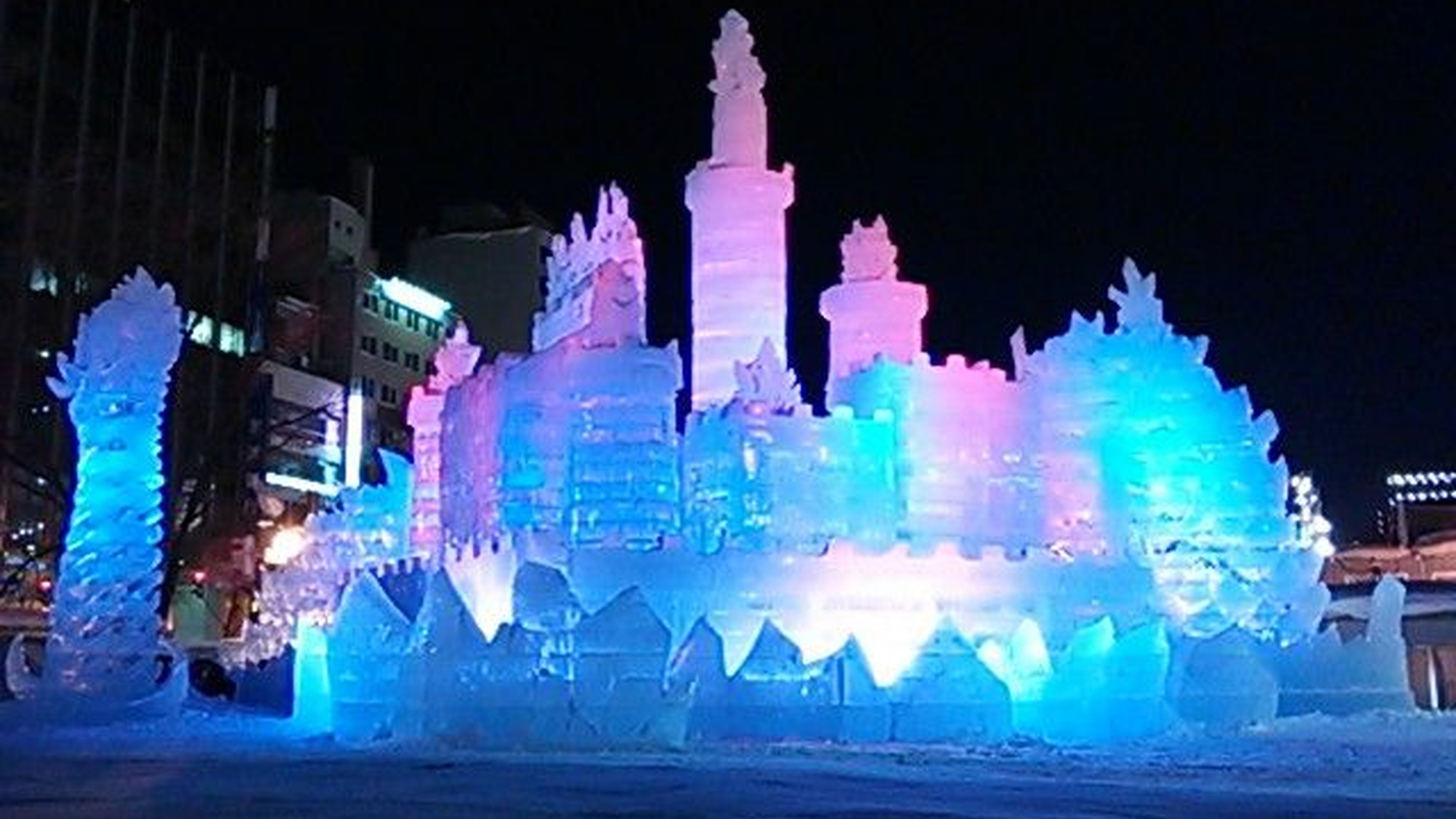 札幌雪まつり（夜）