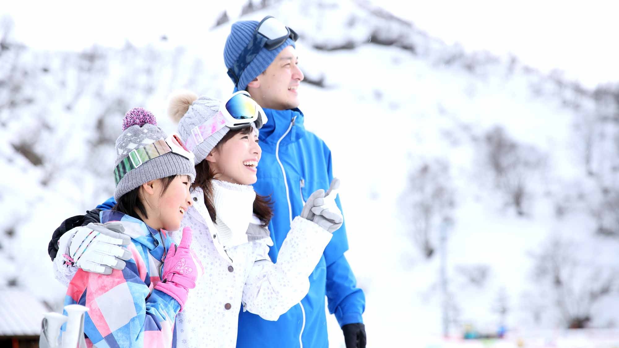 【＜お子様連れ限定＞ファミリースキー朝食付】尾瀬・武尊でのスキーの拠点に♪22時迄チェックインOK