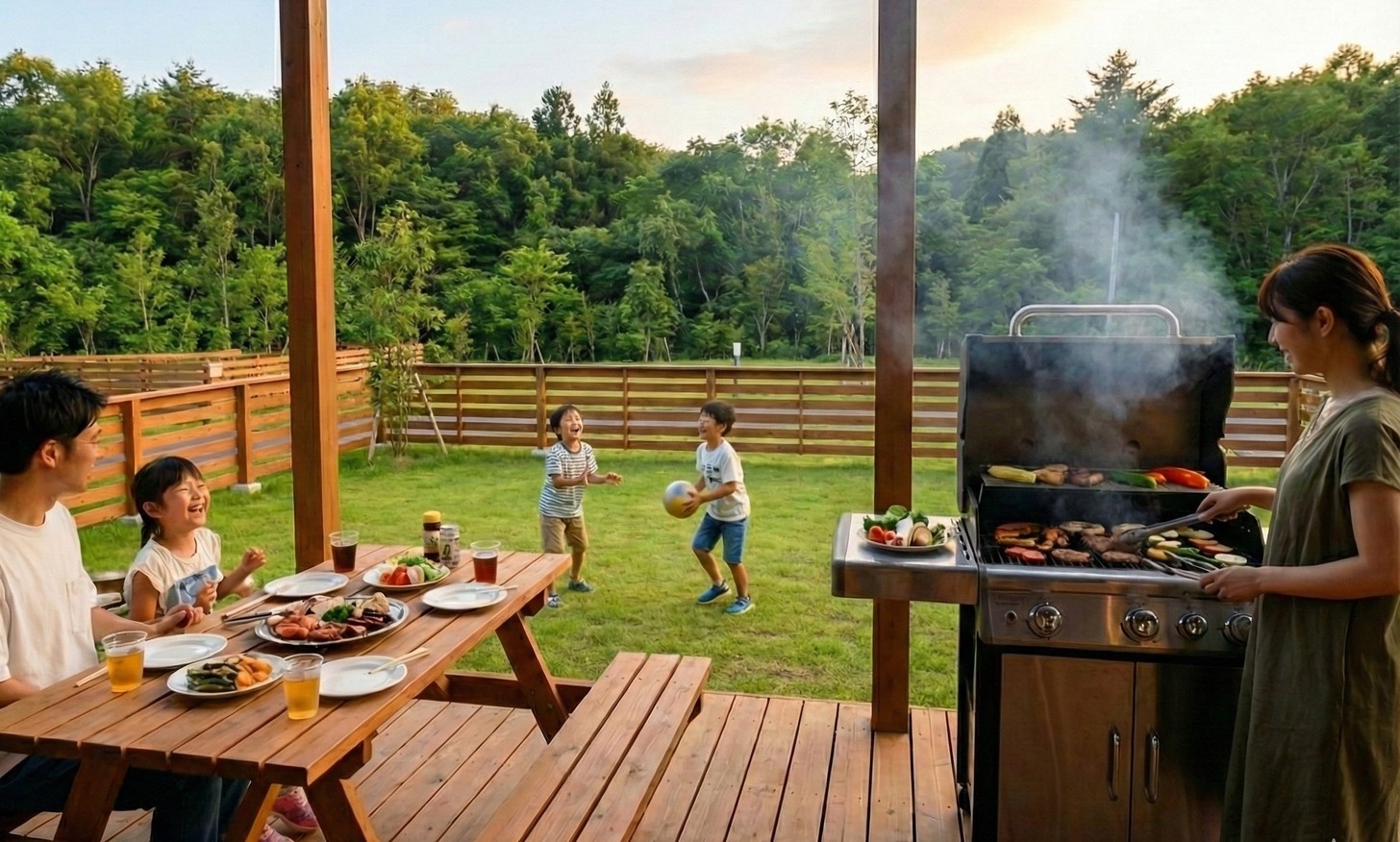 【4/18リニューアルオープン】「ヴィラ」に宿泊！ご夕食はテラスでBBQを堪能！（夕朝食付）