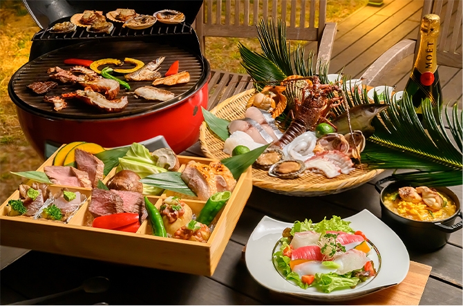 【森の中のプライベート空間】『フォレストヴィラ』宿泊！NEMU Style ぐりる ディナー付プラン