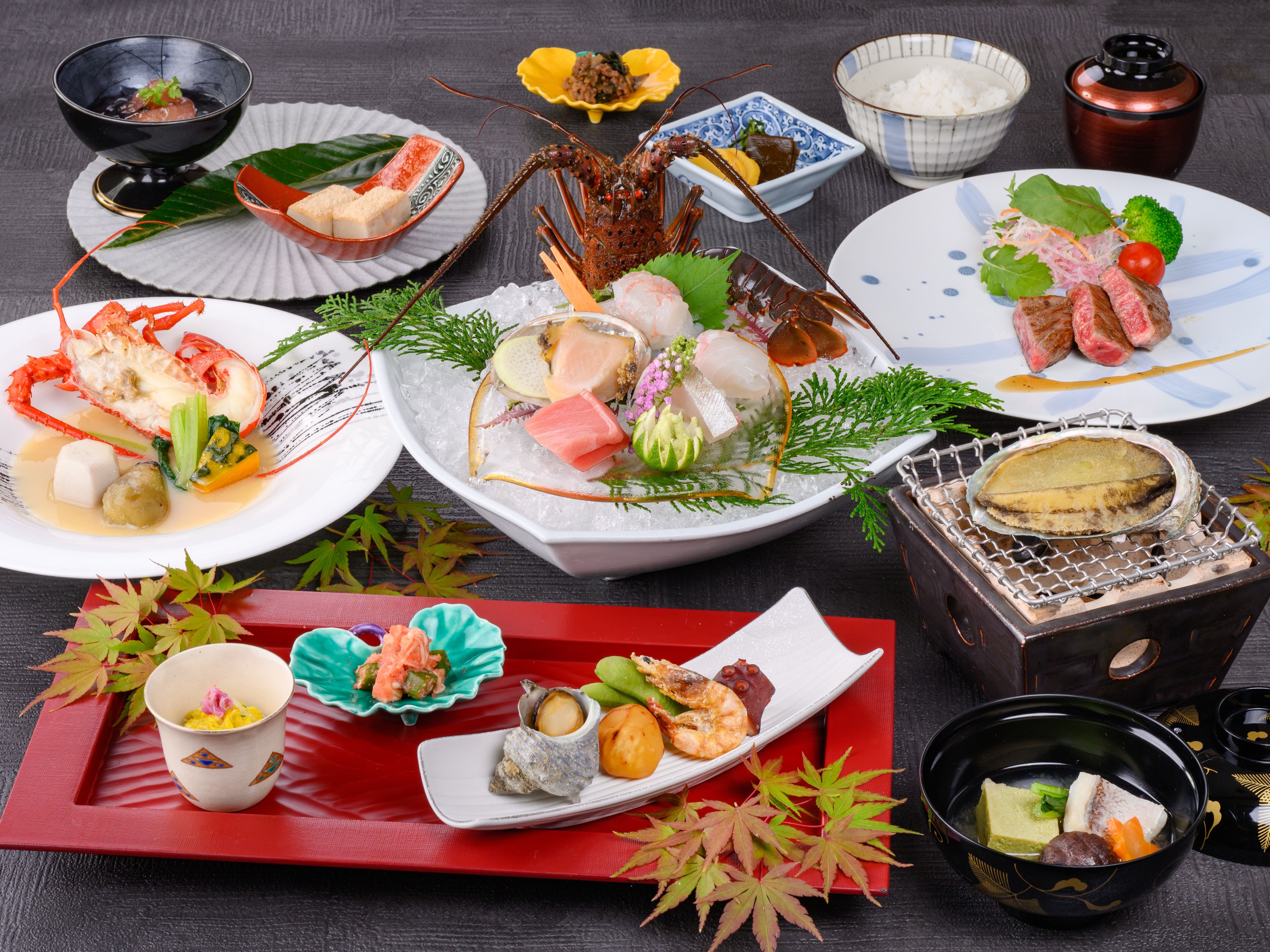 【ご夕食】里海　月コース　※2025秋冬イメージ