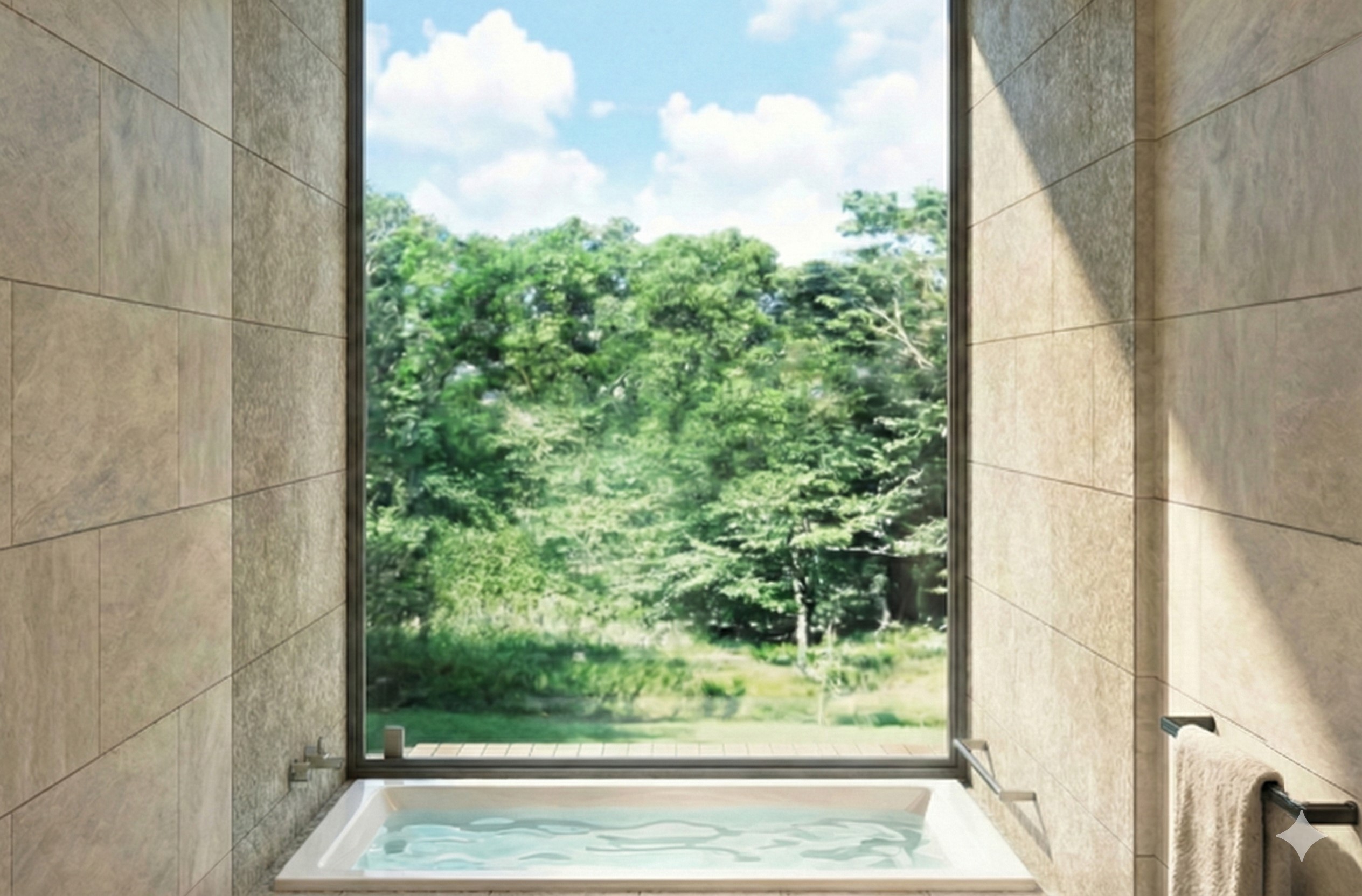 【2026年4月オープン】フォレストヴィラ　ビューバスイメージ