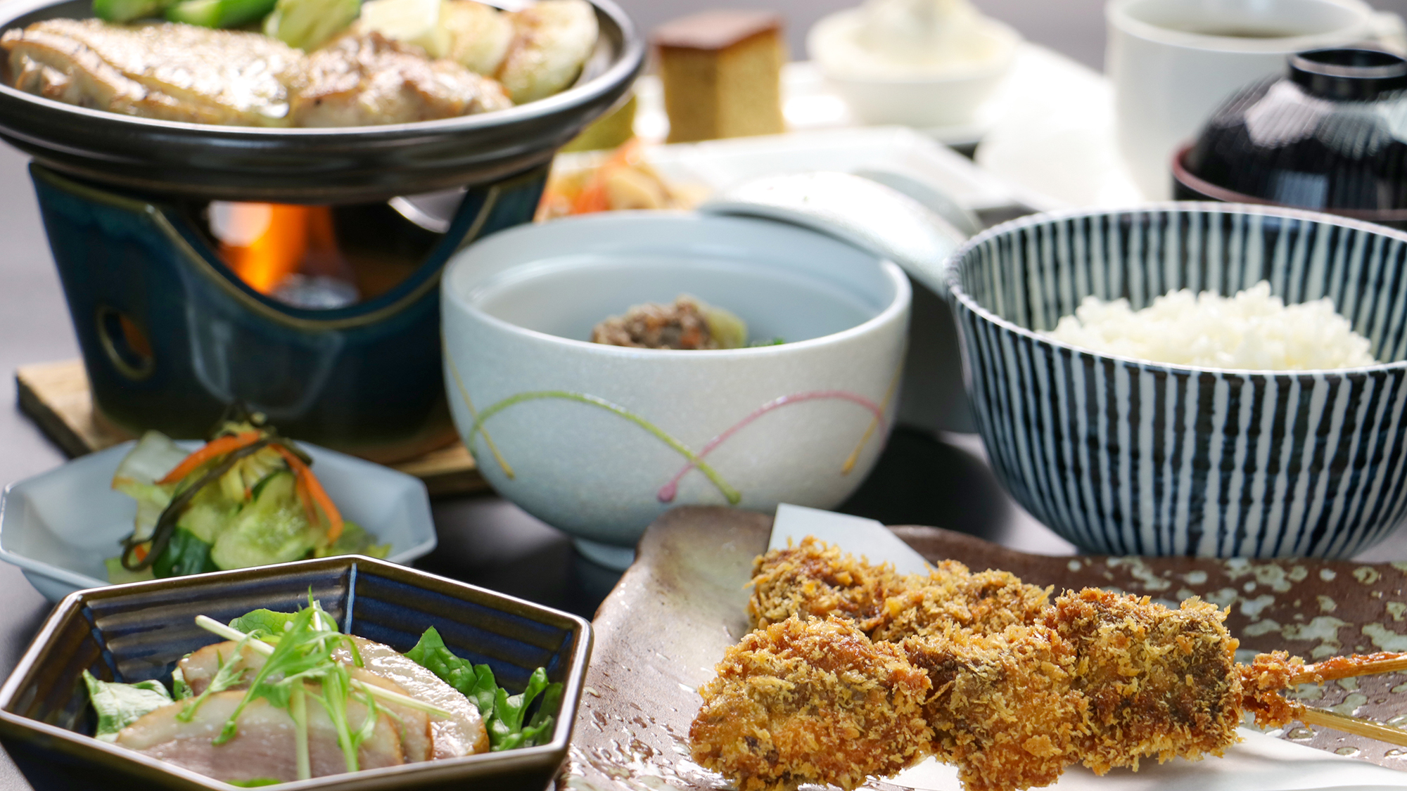 #【ご夕食／はまなす】カジュアルに名物鹿肉を愉しむスタンダードなコース
