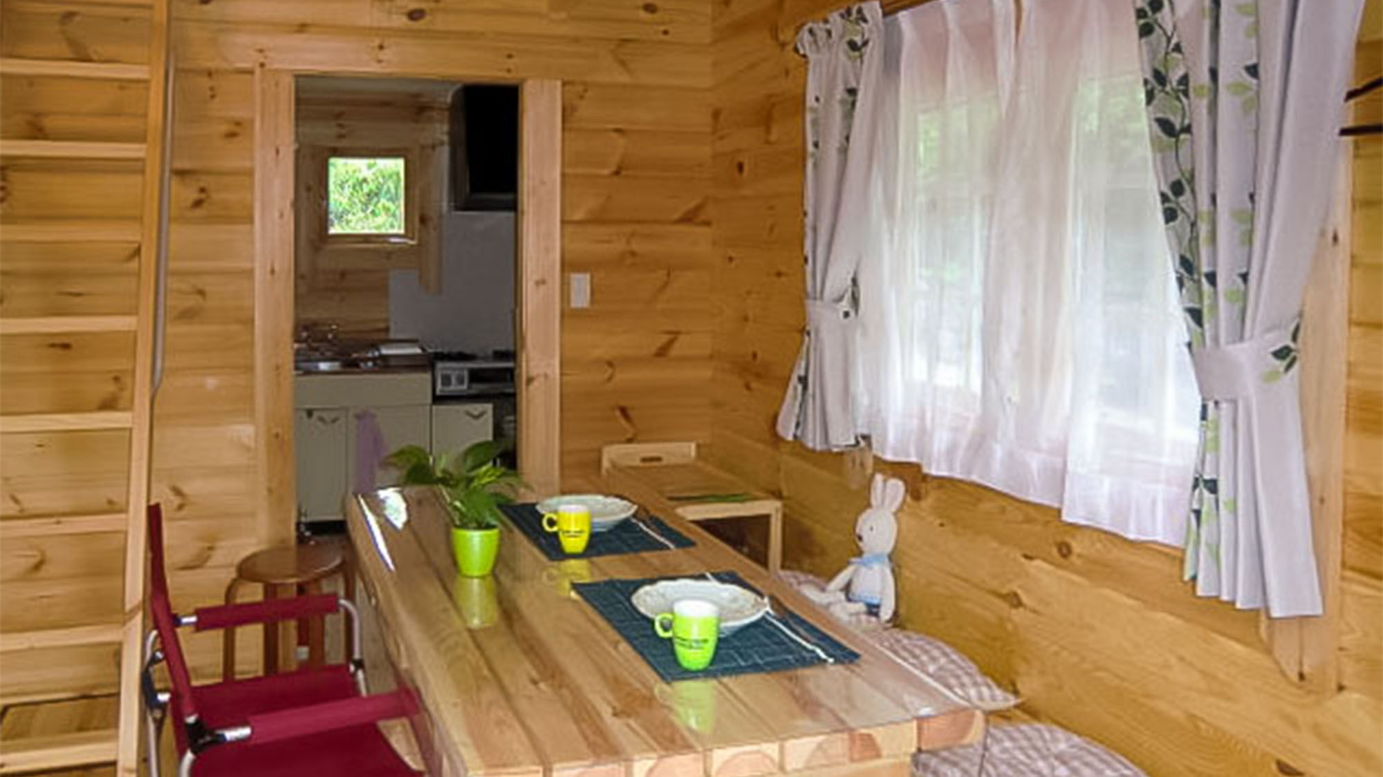 【はづき】ログハウス・ロフトタイプ（キッチン、室内温泉付）