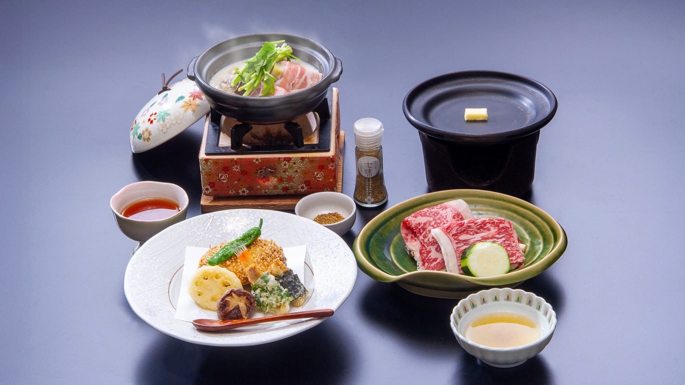 【島根×山陰季節の味覚×夕食部屋食】ご当地ブランド！「島根尽くし満足会席」