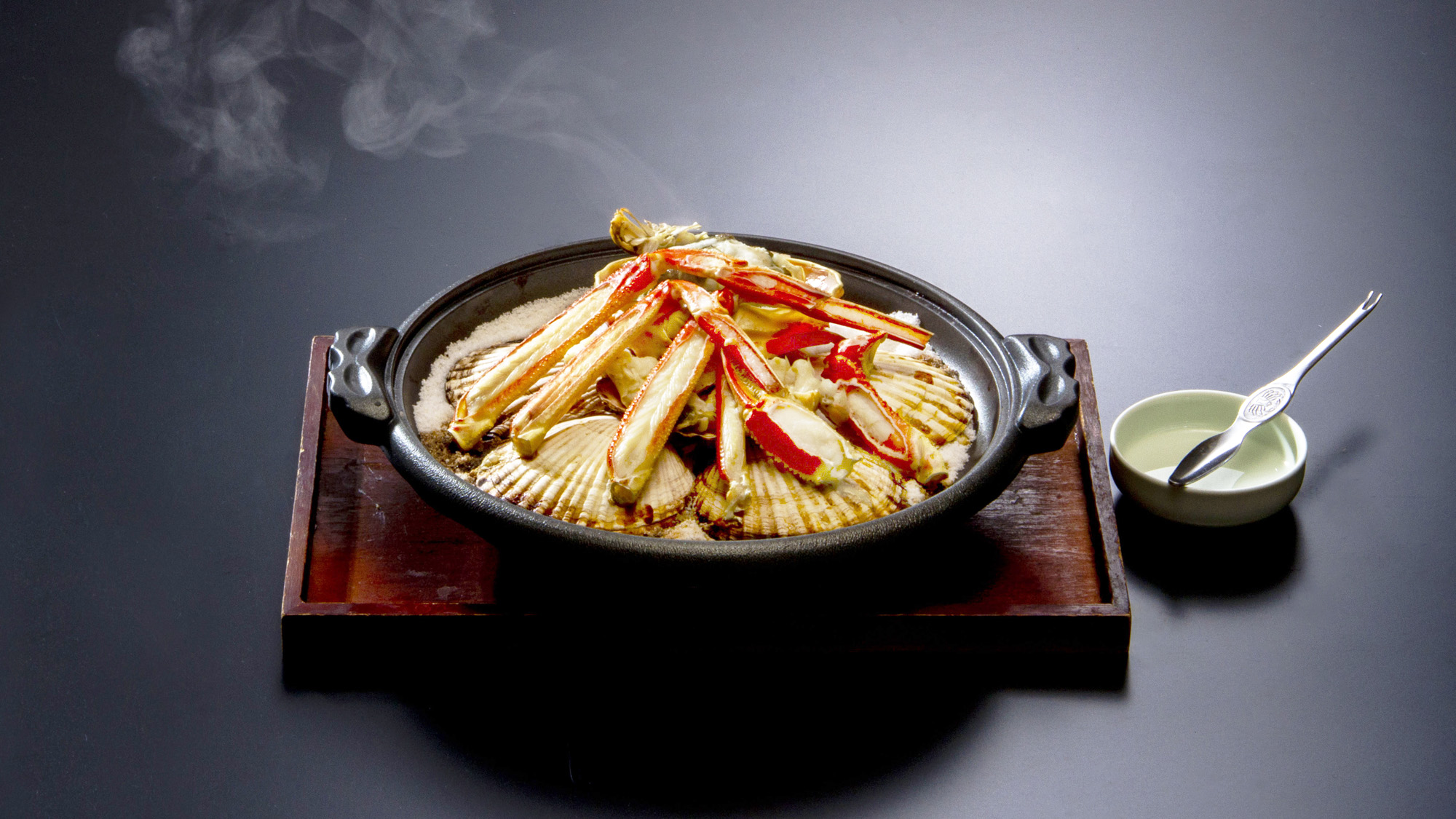 ◆冬季限定／活蟹会席◆松葉蟹陶板焼き※2人前