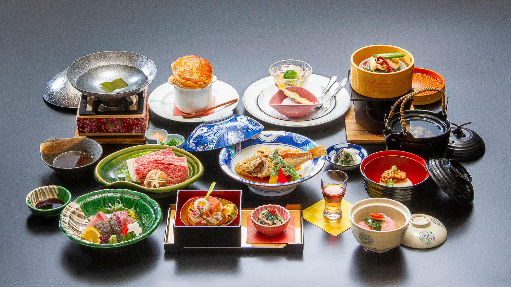 【2025春◆島根と山陰季節の味覚満足会席】島根ご当地ブランドの旬の食材をふんだんに使用した会席です
