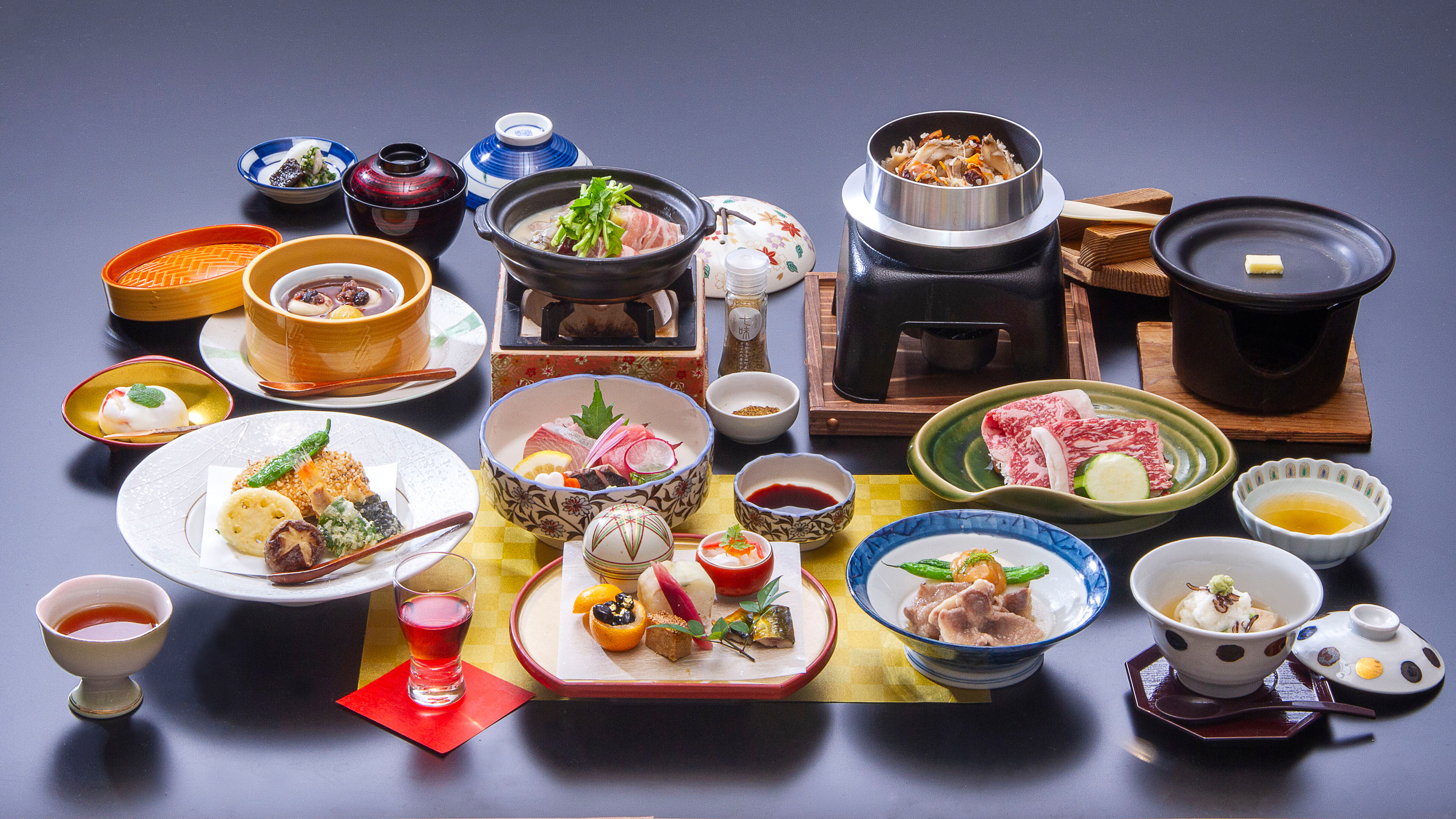 【2025冬◆島根と山陰季節の味覚満足会席】島根ご当地ブランドの旬の食材をふんだんに使用した会席です