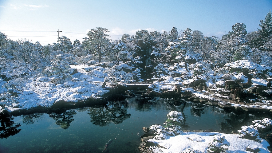 【由志園：冬】日本庭園 