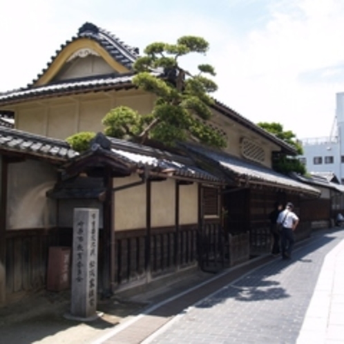 町並み保存地区の松阪家住宅