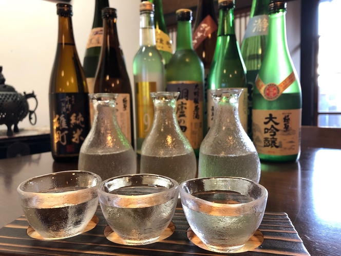 地酒飲み比べ