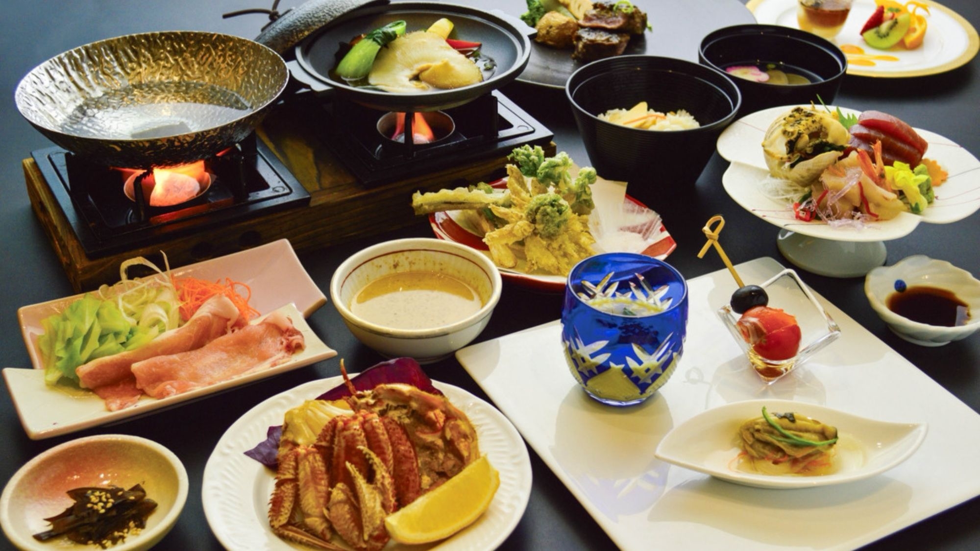 【さき楽45】早めのご予約がお得！ご夕食は三陸の旬を愉しむ季節の洋風コース＜薫＞【2食付】