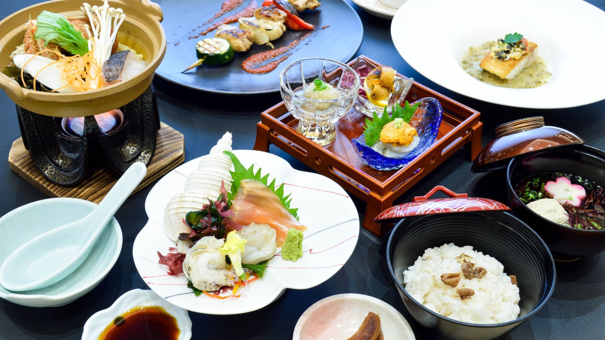 【三陸欧風料理「凪」】静けさに癒される夜◆夏の涼と広田湾の味覚◆が並ぶ限定夏料理プラン【2食付】