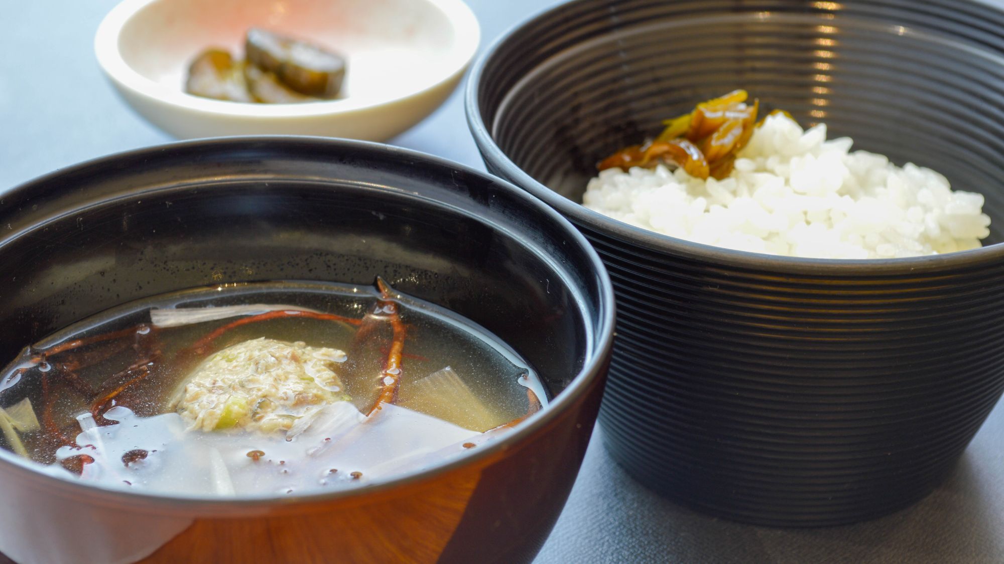 薫_2025秋料理｜ごはん_さんまつみれ汁_香の物