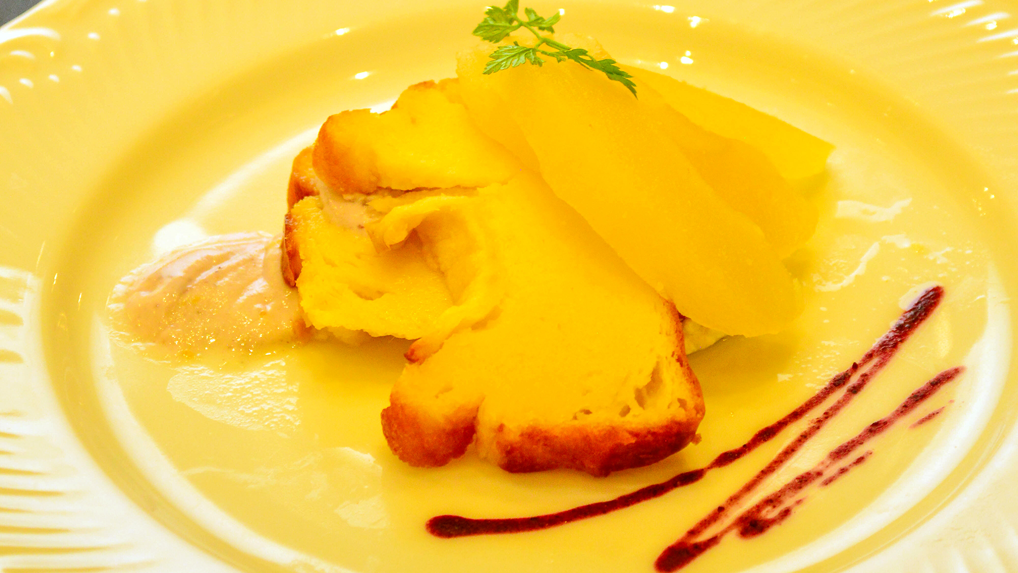 りんごのクラフティ｜地元陸前高田産のりんご使用。秋冬フルーツの代表格です。（薫_2025冬）