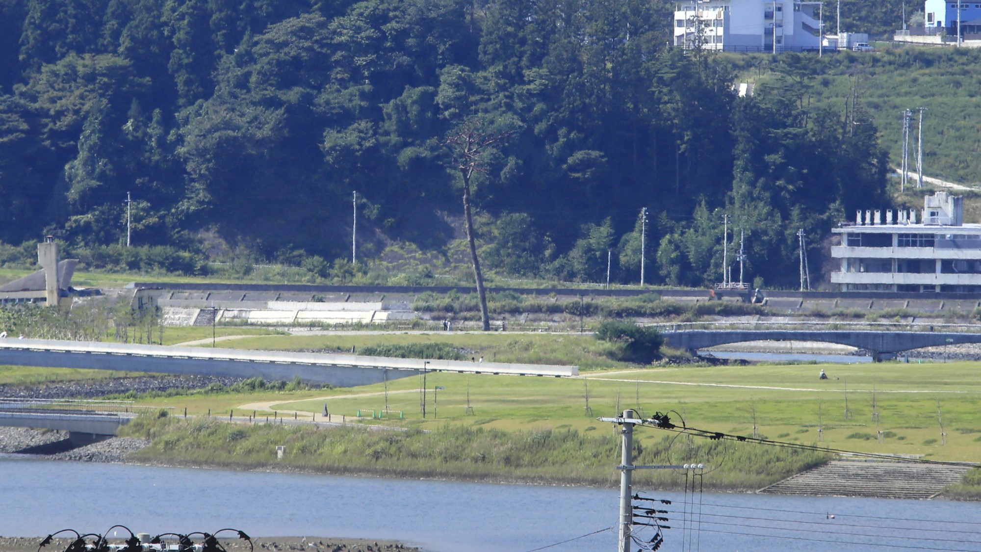 ホテルの屋上からの眺望