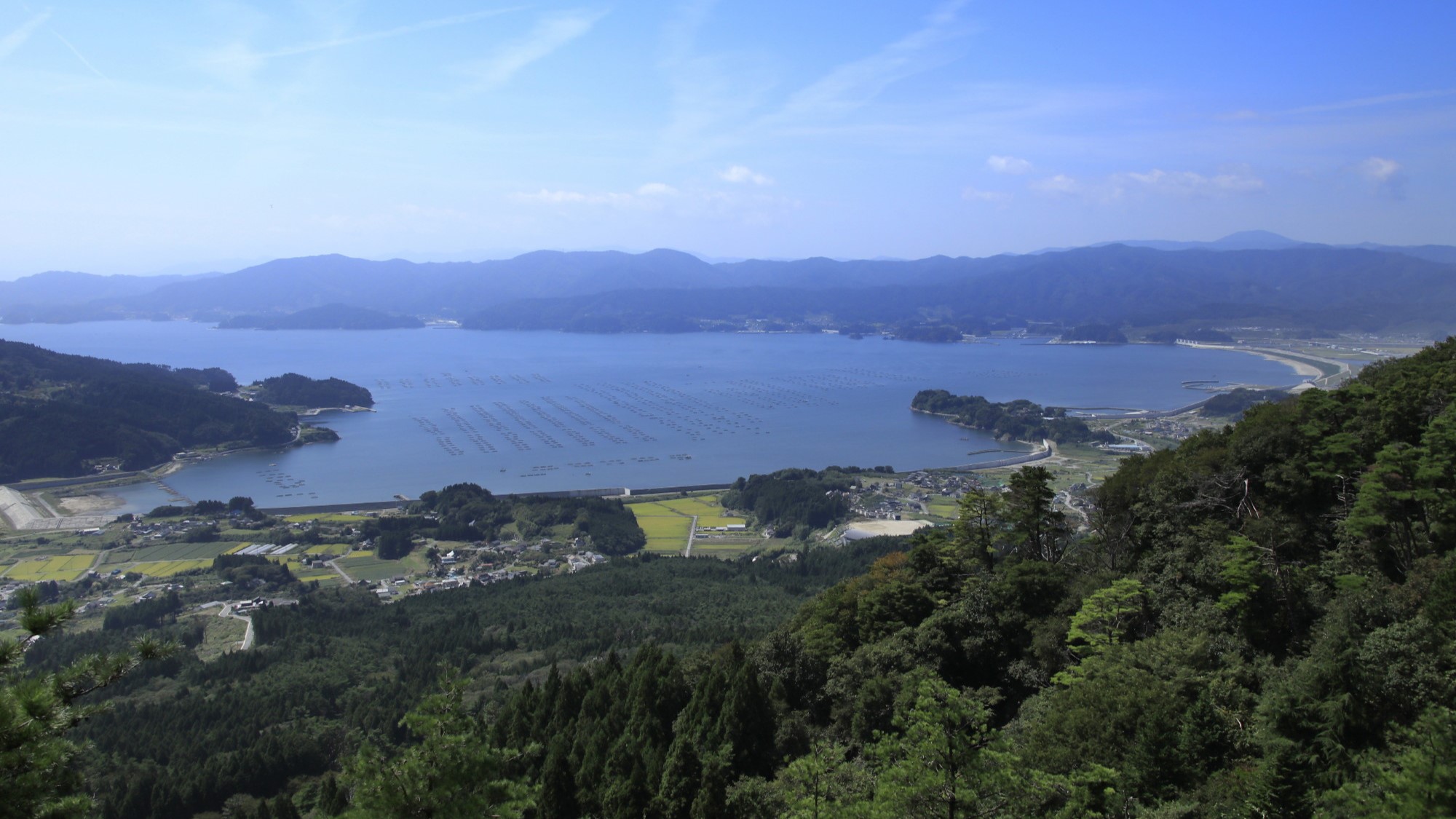 【広田湾】当館から車で約17分