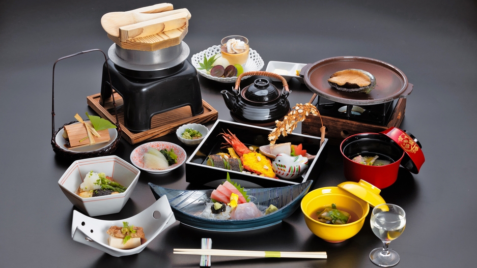 【選べる日本酒3種飲み比べ】料理自慢の宿で旬会席＆旨いお酒と天然温泉を堪能◎1泊2食付◆静岡県産食旅