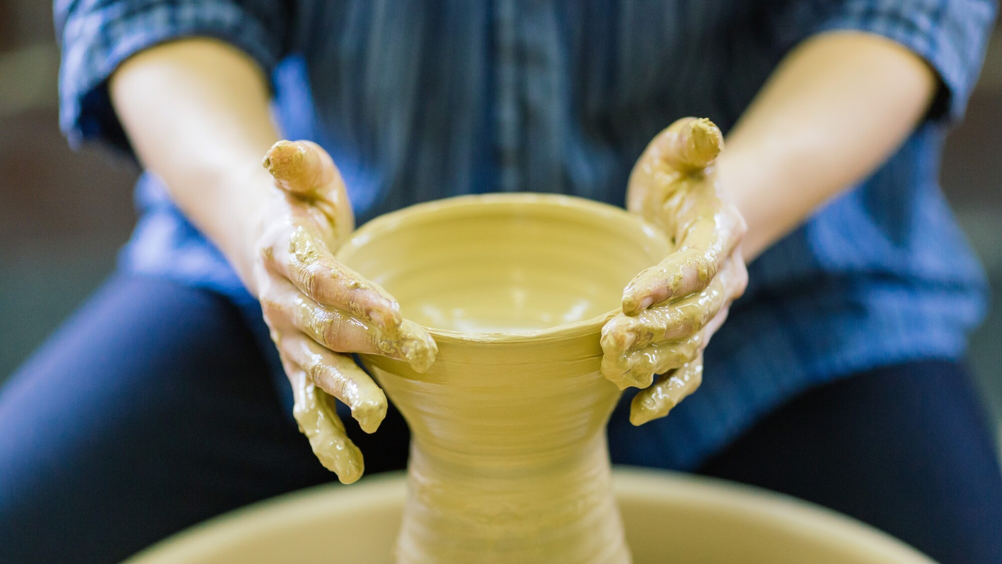 有田ポーセリンパーク　ろくろ体験