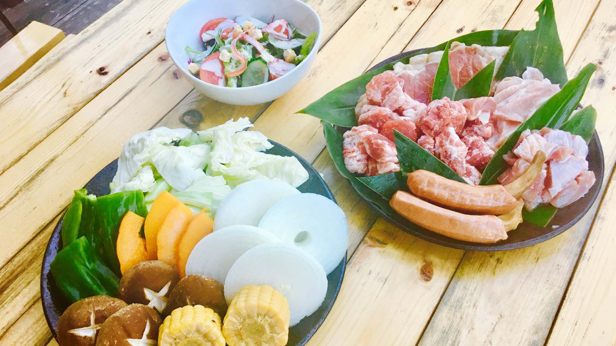 期間限定！夕食はテラスでBBQプラン【１泊2食付】