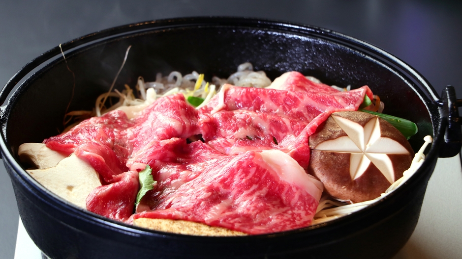 【近江牛すき焼き】≪ファミリーに人気！≫肉の旨味をすき焼きで堪能♪家族旅行応援♪