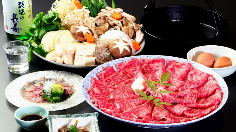 【近江牛すき焼き】≪ファミリーに人気！≫肉の旨味をすき焼きで堪能♪家族旅行応援♪