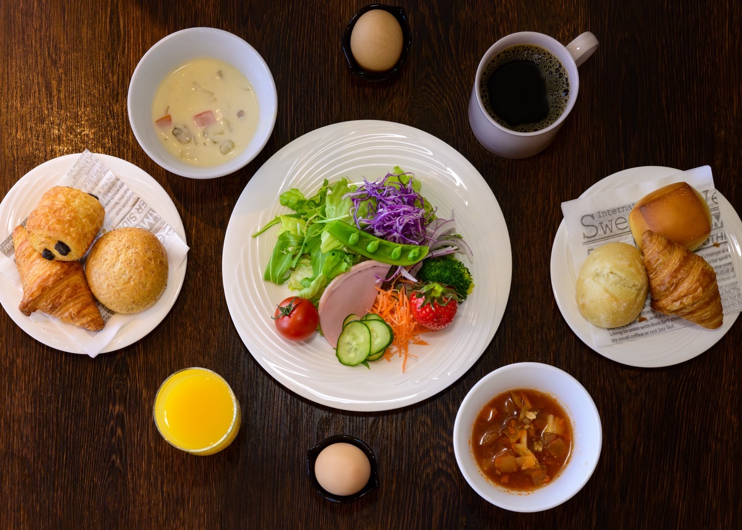 3月よりホテルの朝食が変わります♪