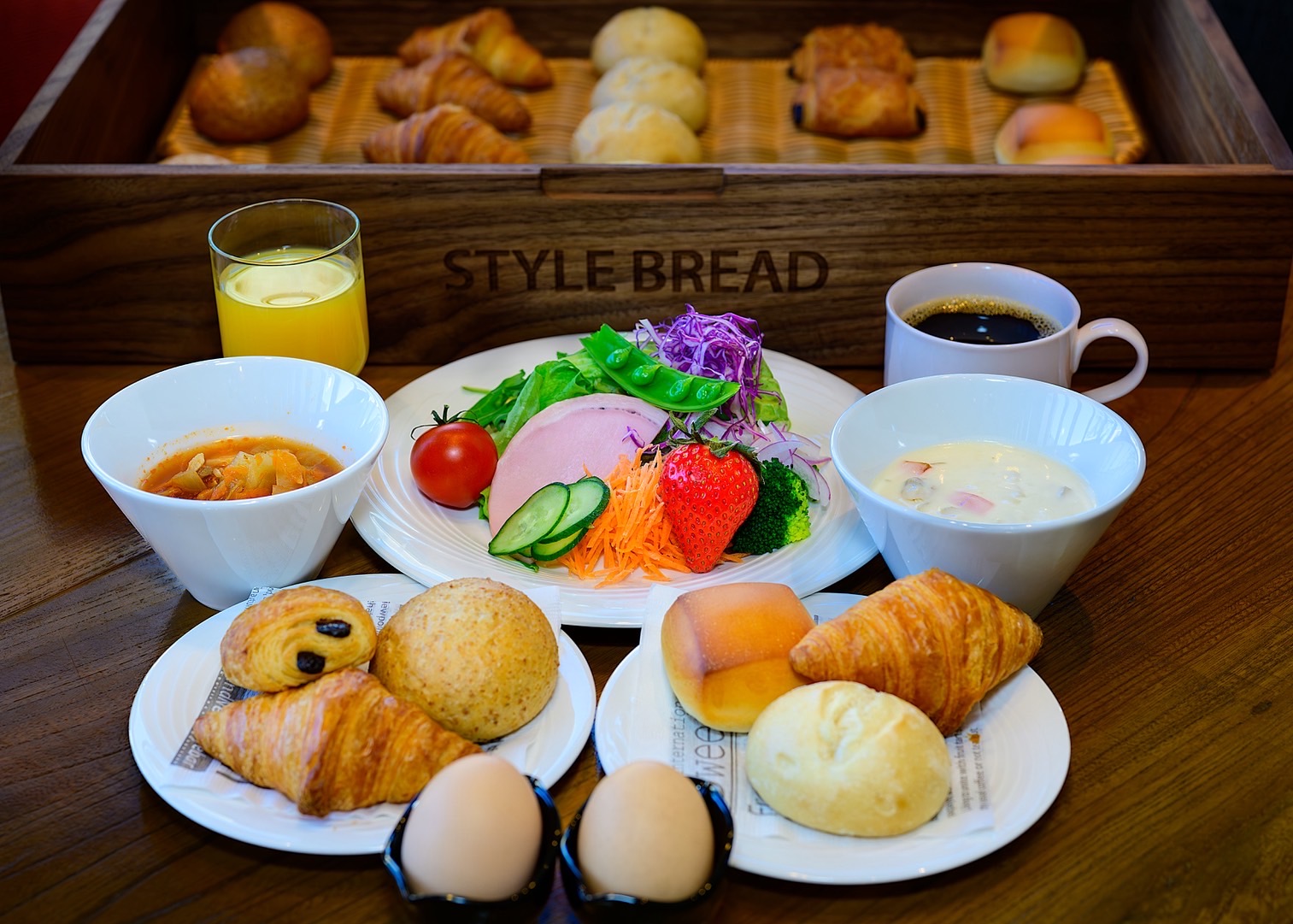 3月よりホテルの朝食が変わります♪