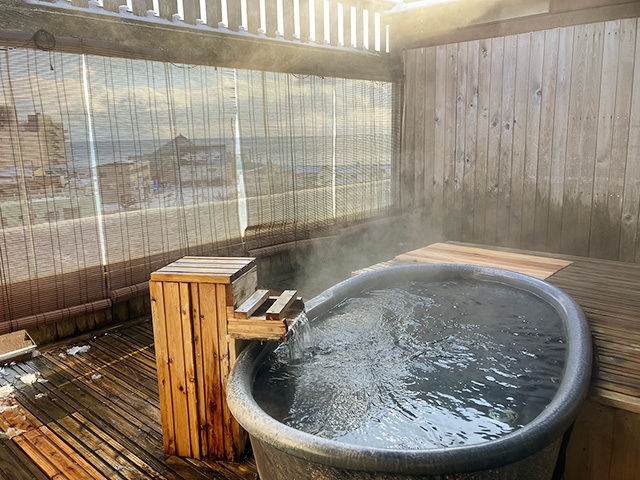 チェックインからアウトまで使い放題！「最上階の展望露天風呂貸切」プラン