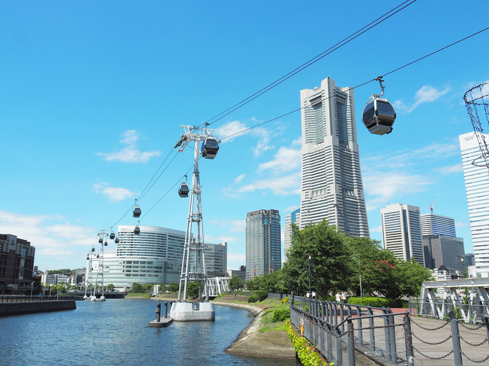 ■横浜エアキャビン：片道チケット付■［素泊まり］都市型ロープウェイでみなとみらいを一望！