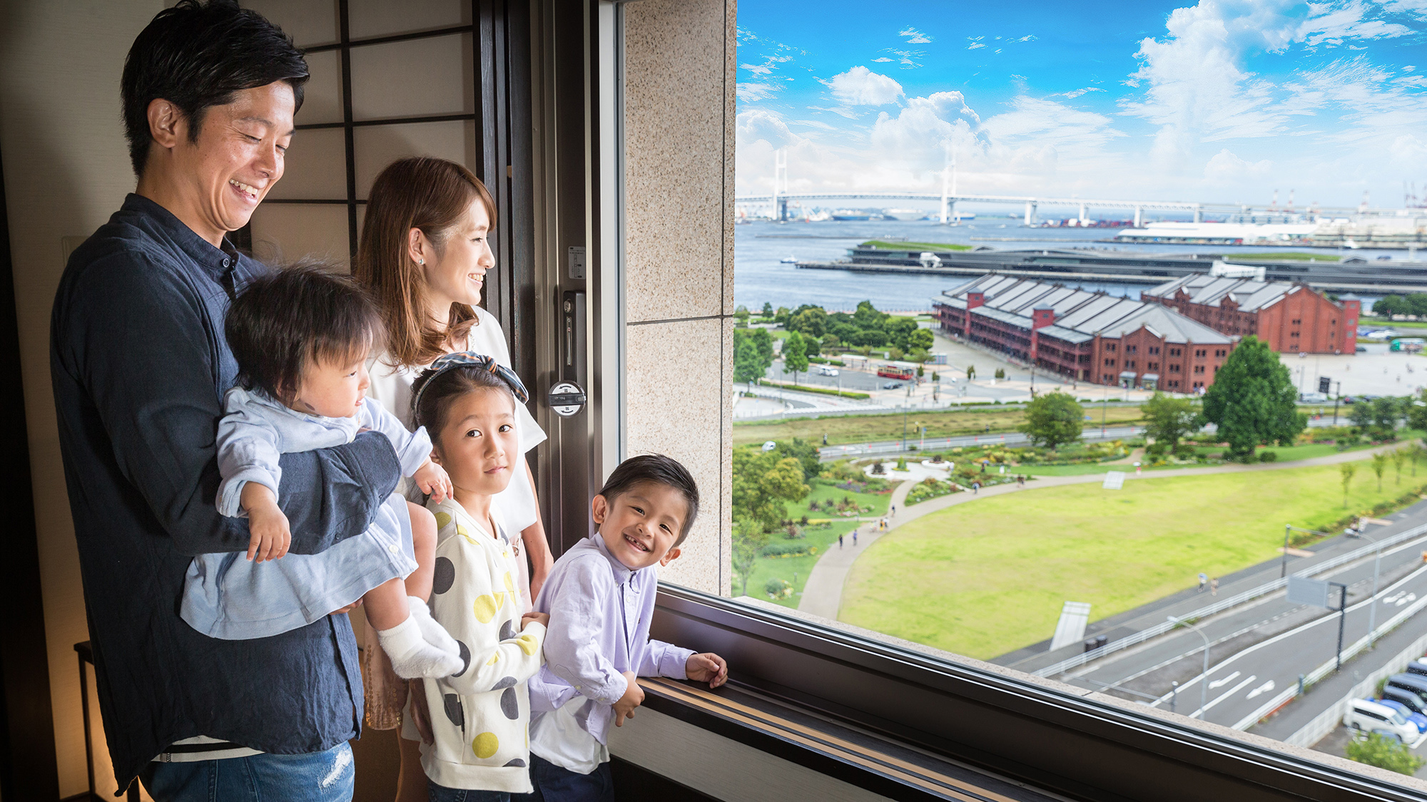 横浜エリアでは珍しい和室。段差が少なく素足で過ごせるので、ご家族におすすめです。