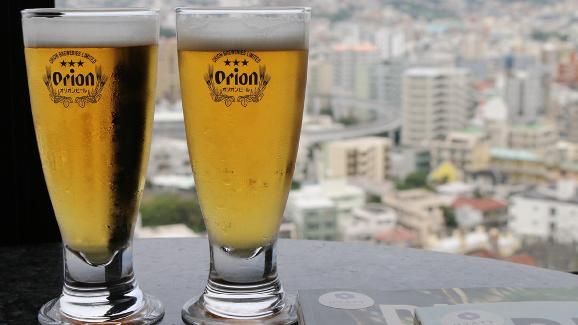 【クラブラウンジ】7時～20時までいつでもオリオンドラフトビールが飲み放題！