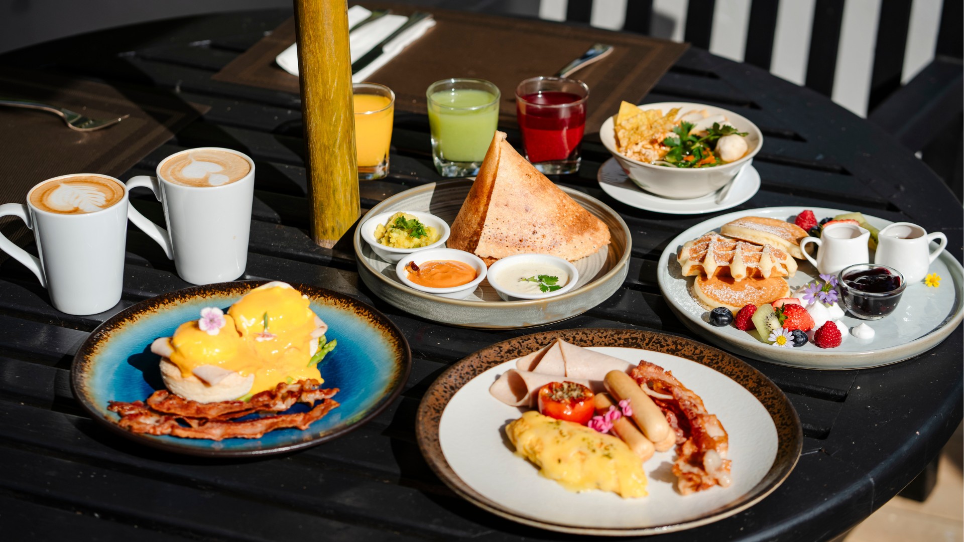 ホテルの朝食の雰囲気