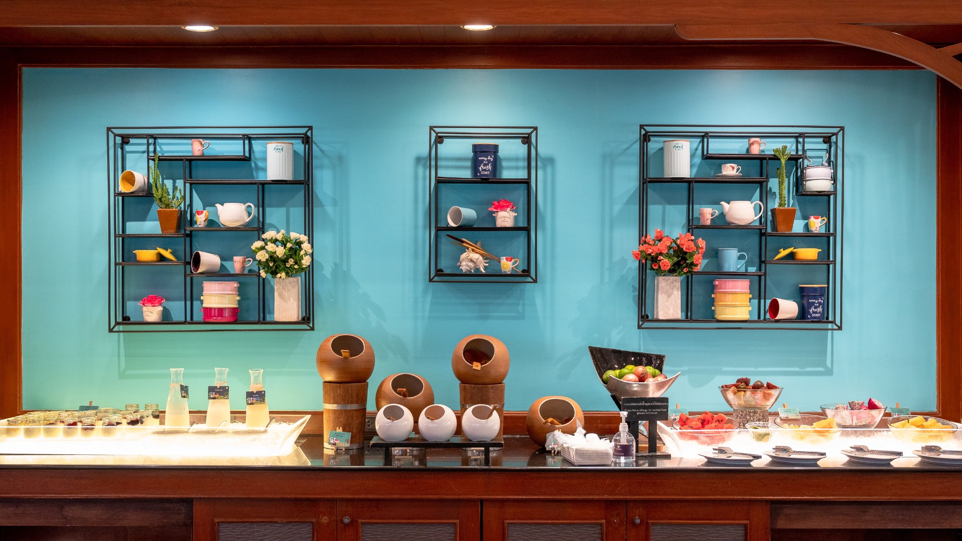 ホテルの朝食の雰囲気