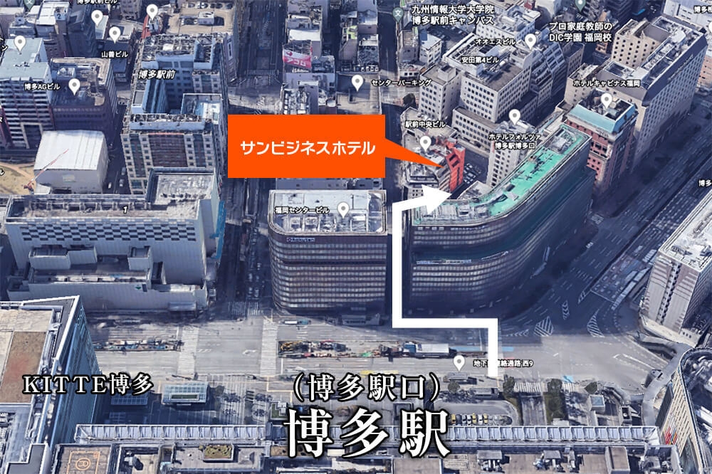 【返金不可・事前決済限定】博多駅博多口から徒歩2分のお得プラン★夜間施錠1時〜5時★