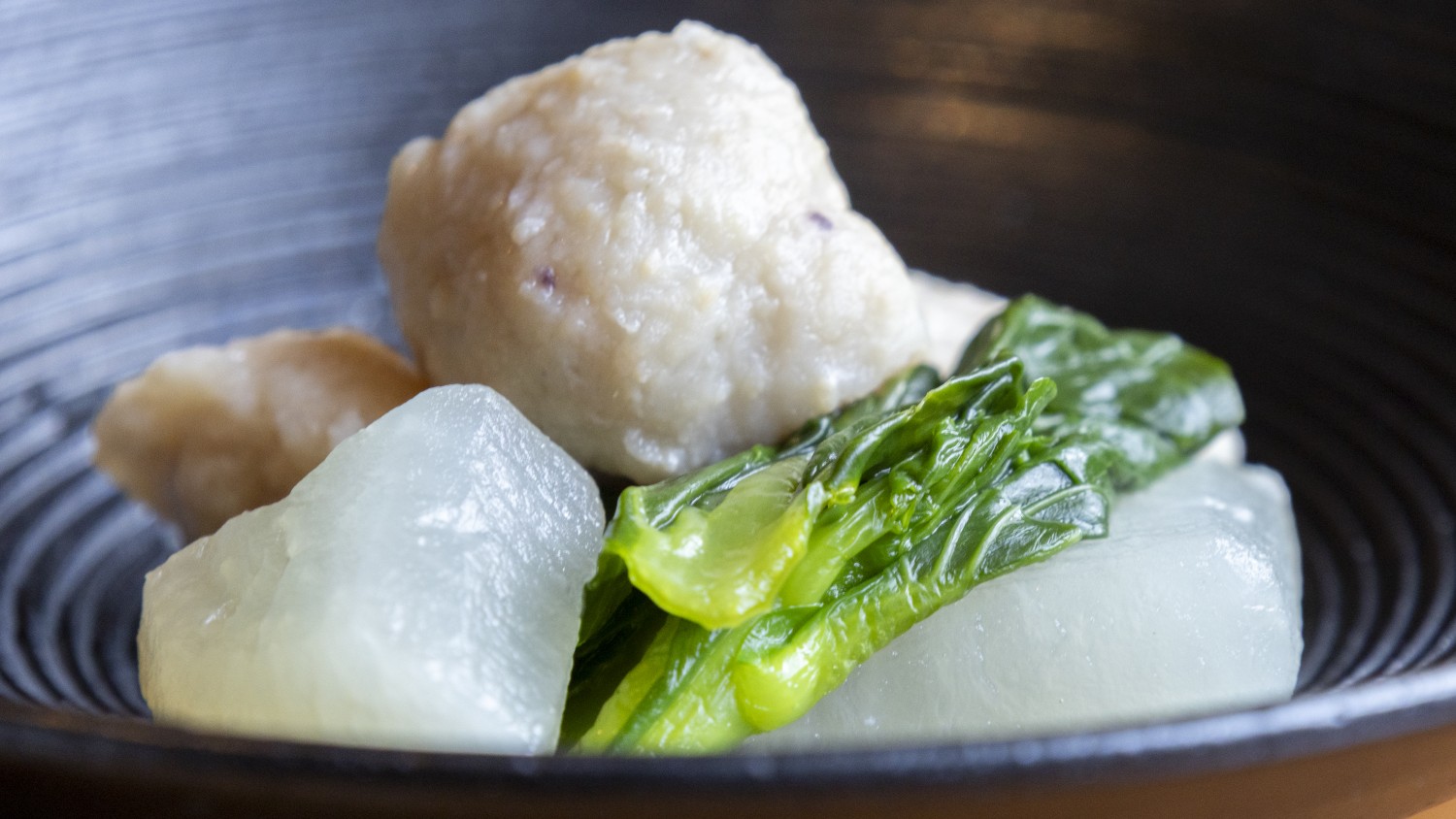 いか団子と大根の煮物 ～津軽の生姜味噌で～