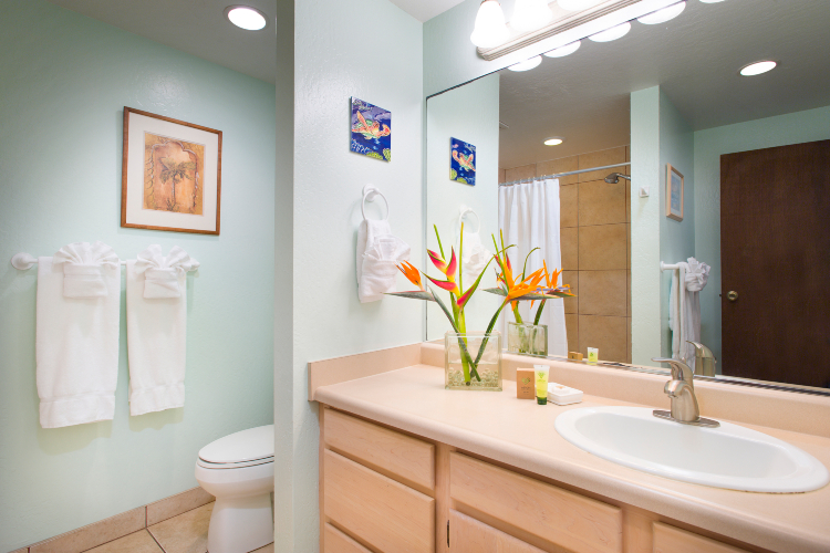 1ベッドルーム ガーデンビュー バスルーム 一例