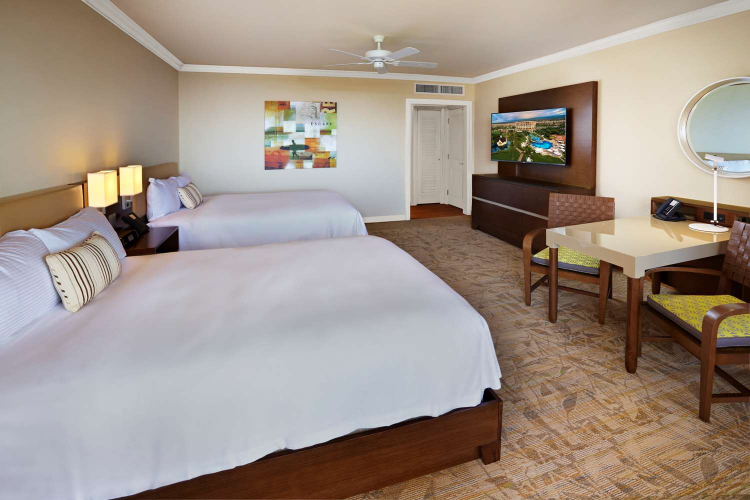 ナプア クラブルーム クイーンベッド2台 一例