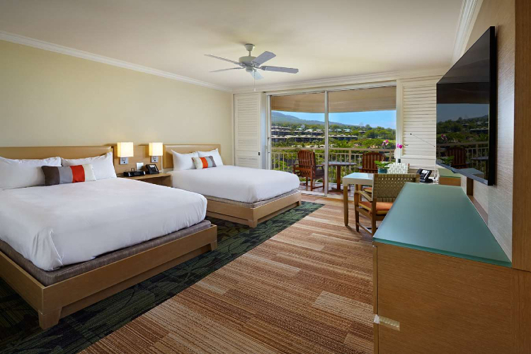 テラスビュー クイーンベッド2台 一例