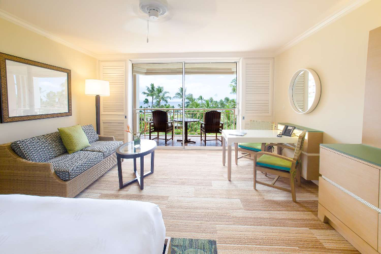 オーシャンビュー キングベッド1台 一例