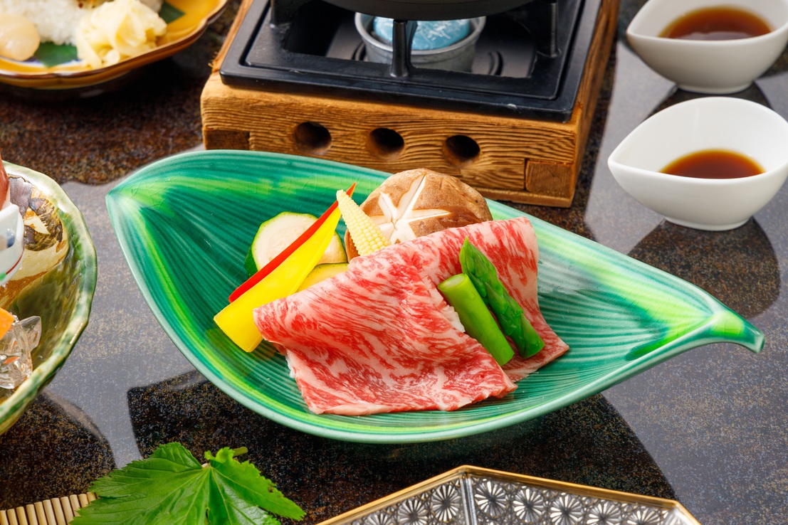 讃岐オリーブ牛の焼きしゃぶと季節の野菜(2026年5月6月料理長特選)