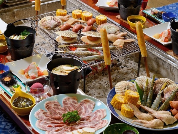 【季節の炭火炉端焼きコース】毎日お得です！十和田湖畔で別荘気分満喫！自慢の料理を御堪能ください