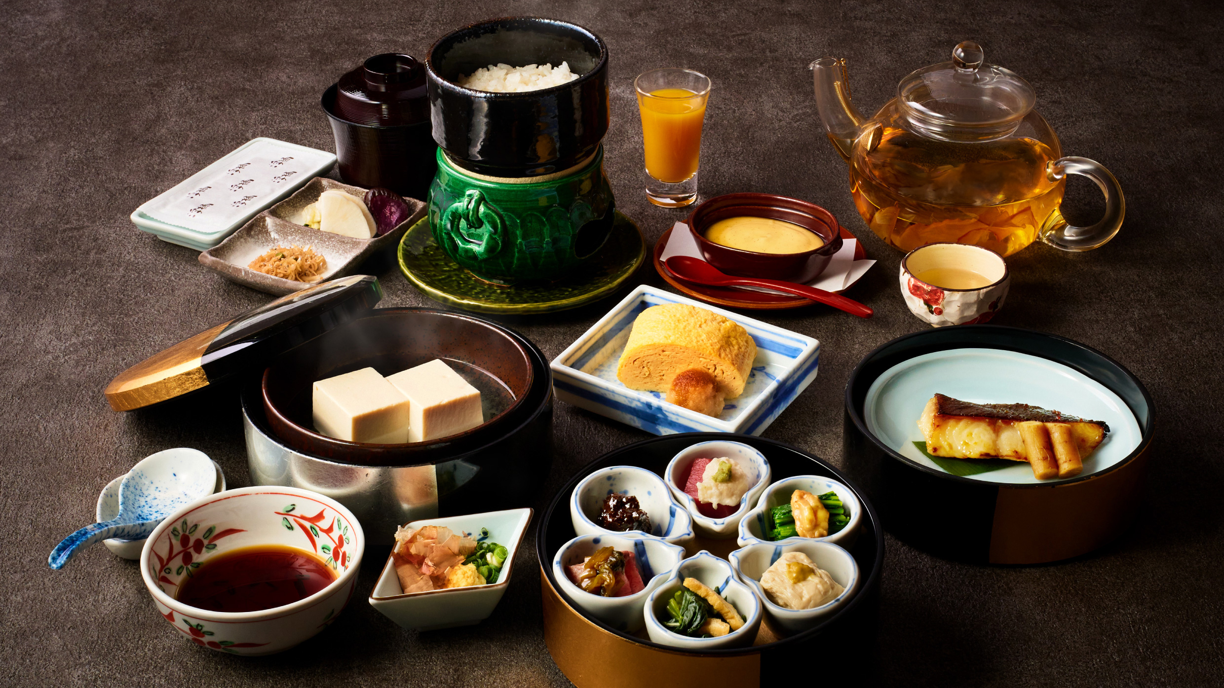 浮橋　朝食　※イメージ