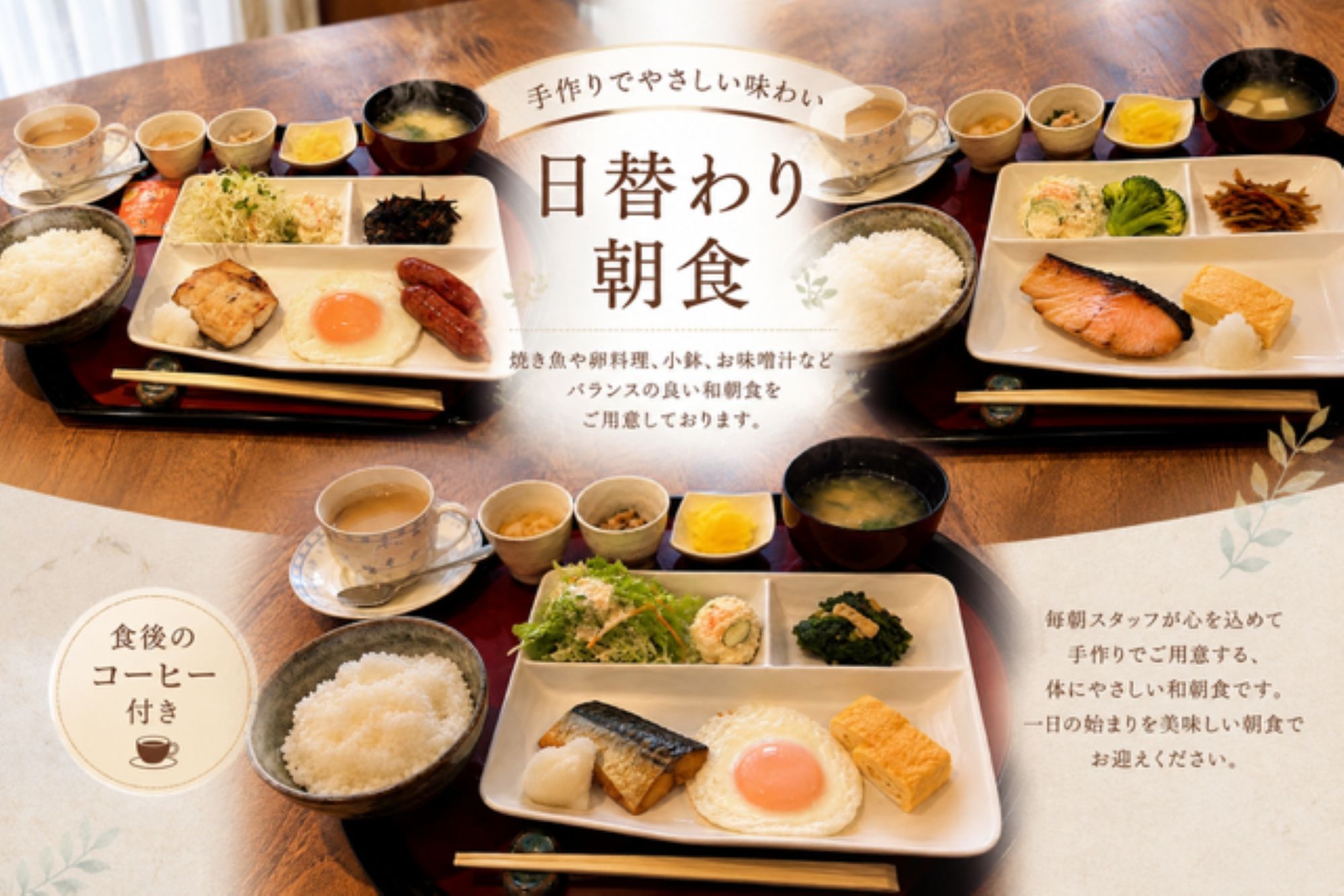 ★☆おまかせ朝食付きプラン☆★