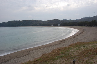 弓ヶ浜２　長い砂浜