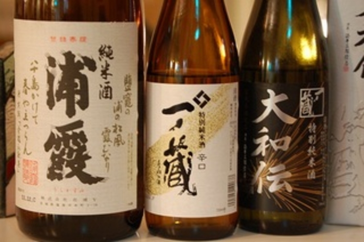 宮城県のお酒も支援として仕入れています。